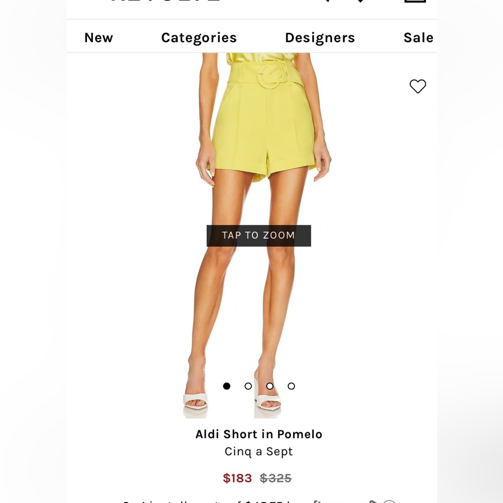 Cinq a Sept Aldi Shorts